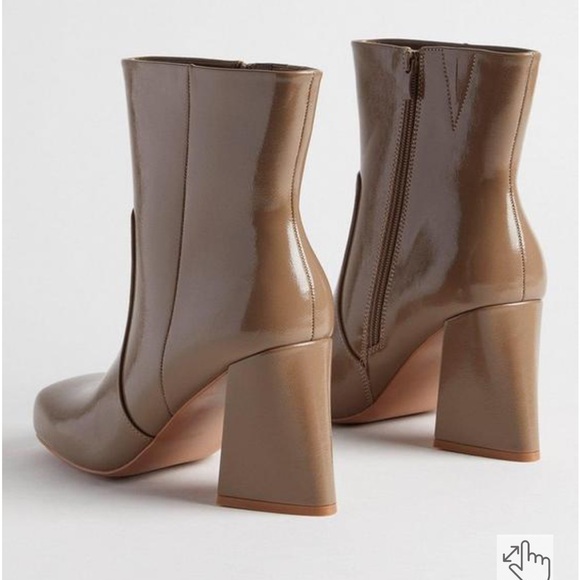 Torrid Square Toe Triangle Heel Booties Size 10 WW - Picture 2 of 5